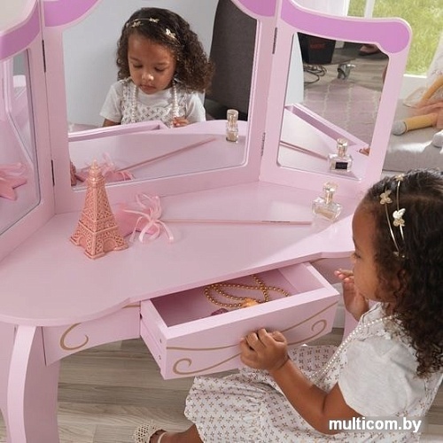 Туалетный столик игрушечный KidKraft Принцесса. С зеркалом 76123-KE