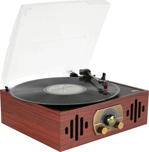 Виниловый проигрыватель Alive Audio Quattro Wood