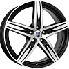 Литые диски K&amp;K Андорра 18x7.5&amp;quot; 5x114.3мм DIA 60.1мм ET 45мм Алмаз черный