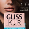 Крем-краска для волос Gliss Kur Уход и увлажнение 4-0 темно-каштановый