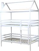 Двухъярусная кровать Красная звезда Р429.1 160х80 (белый эмаль)