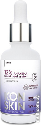 Icon Skin Пилинг для лица AHA+BHA Smart Peel System (30 мл)