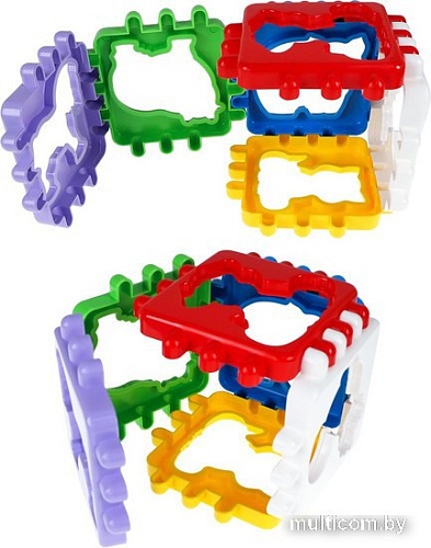 Сортер Рыжий кот Логический куб Любимая ферма RC-И-9086