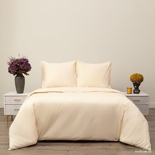 Постельное белье Siberia Home Сэнди 2x 70x70 Сиб-2x-С-кр70x70 (кремовый)