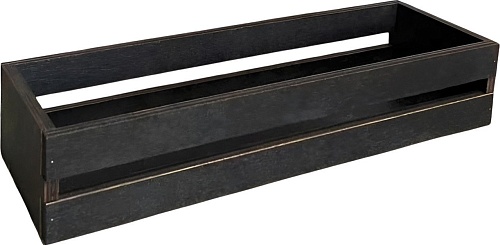 Органайзер ОМурМебель с рейками (черный)