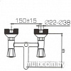 Смеситель Bravat Duo F6133186CP-B