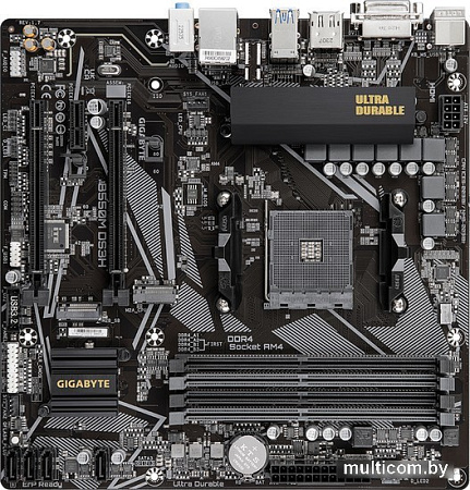 Материнская плата Gigabyte B550M DS3H (rev. 1.7)
