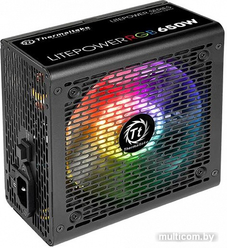 Блок питания Thermaltake Litepower RGB 650W LTP-650AL2NK