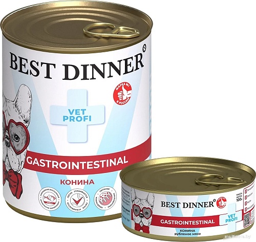 Консервированный корм для собак Best Dinner Gastro Intestinal Exclusive Конина (100 г)
