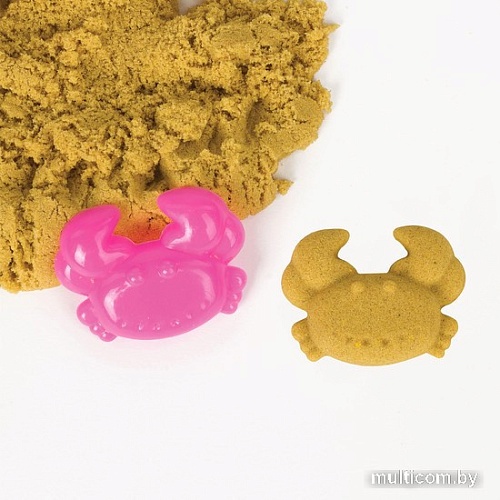 Песок кинетический Юнландия 104995 (0.5кг, желтый)