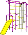 Детский спортивный комплекс Пионер С107М (пурпурный/желтый)