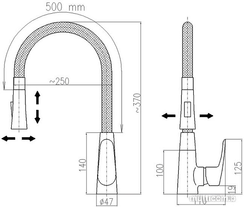 Смеситель Slezak RAV AM719.5-10R
