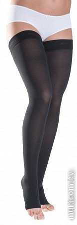Чулки компрессионные Sigvaris Essential Classical 27702 (M+ long, черный)