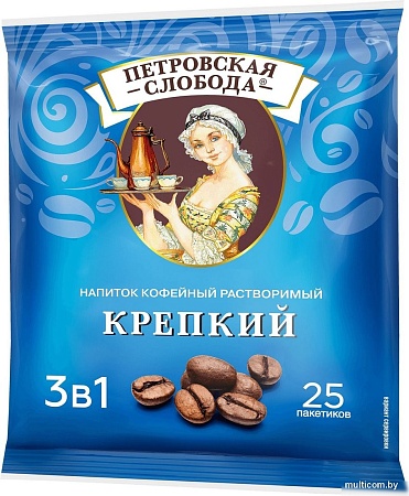 Кофе Петровская Слобода Крепкий растворимый 25x20г