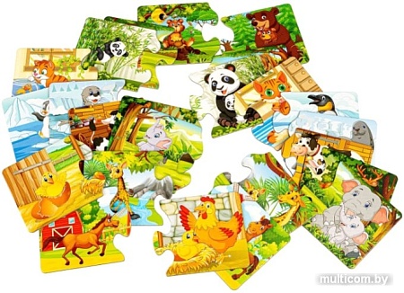 Мозаика/пазл Bondibon Где мой малыш? ВВ3915