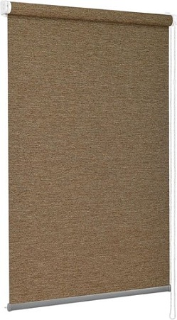 Мини рулонные шторы Jalux МЕ 737 51x160 (коричневый)