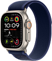 Умные часы Apple Watch Ultra 2 LTE 49 мм (титановый корпус, титановый/синий, нейлоновый ремешок S/M)