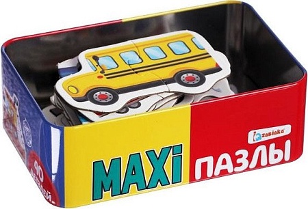 Мозаика/пазл Puzzle Time Веселый транспорт Макси-пазлы 4868652 (29 эл)