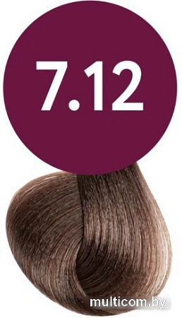 Масло для окрашивания Ollin Professional Megapolis Безаммиачное 7/12 (50мл, русый пепельно-фиолетовый)