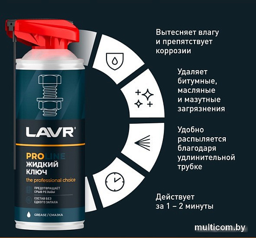 Lavr Жидкий ключ Pro Line Ln3533 520мл