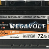 Автомобильный аккумулятор Megavolt 12V +R (72 А&amp;middot;ч)