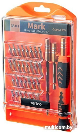 Отвертка с набором Perfeo PF_A4872 (33 предмета)