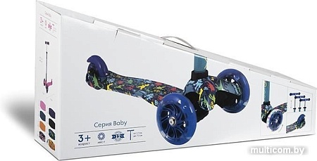 Трехколесный самокат Maxiscoo Baby MSC-B082008 (фламинго)