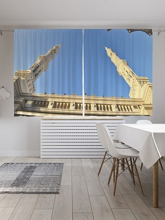 Комплект штор JoyArty Мечеть пророка в Медине Oxford DeLux 1.45x1.8 м (2 шт)