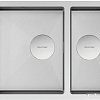 Кухонная мойка Paulmark Next 58/2S Uni PM225844-BS (стальной/брашированная сталь)