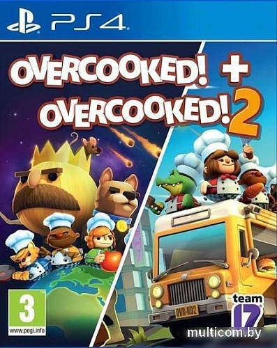 Игра Overcooked! + Overcooked! 2 для PlayStation 4