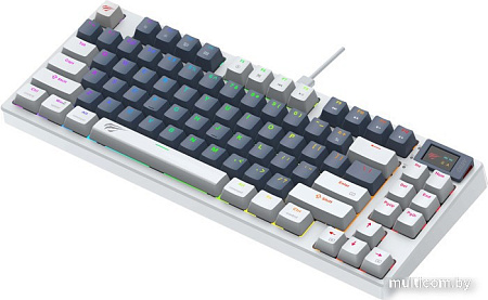 Клавиатура Havit Gamenote KB884L RGB (белый, Content Red)