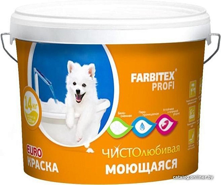 Краска Farbitex Профи Моющаяся 14 кг