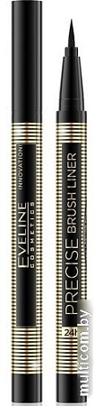 Подводка-фломастер Eveline Cosmetics Precise Brush Liner ультрастойкая черный