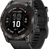 Умные часы Garmin Fenix 7X Pro Sapphire Solar (карбоново-серый титан/черный)