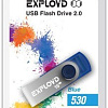 USB Flash Exployd 530 16GB (синий) [EX016GB530-Bl]