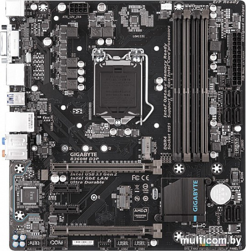 Материнская плата Gigabyte B360M D3P (rev. 1.0)