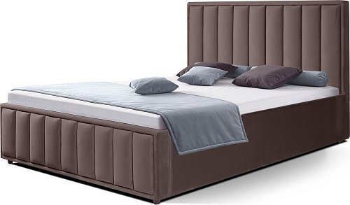 Кровать ФорестДекоГрупп Стелла 2 160x200 без ПМ (Veluta Lux 36)