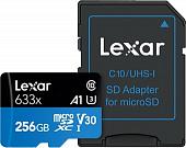 Карта памяти Lexar 633x microSDXC LSDMI256BB633A 256GB (с адаптером)