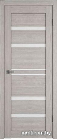 Межкомнатная дверь Atum Pro Х26 60x200 (stone oak, стекло white cloud)