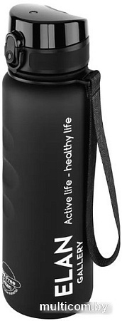 Бутылка для воды Elan Gallery Style Matte 1л 280148 (черный)