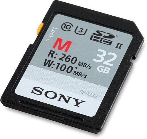 Карта памяти Sony SDHC SF-M Series UHS-II 32GB