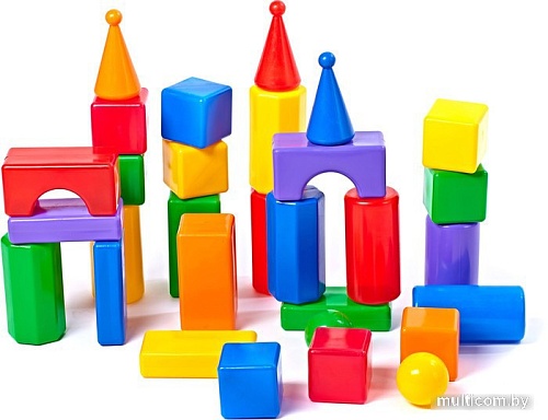 Кубики Строим вместе счастливое детство Строительный набор Стена-2 5247