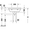 Умывальник Duravit Starck 3 60x45 (0300600000)