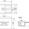 Кухонная мойка Mixline ML-GM31 552195 (графит)