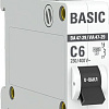Выключатель автоматический EKF ВА 47-29 1P 6А (С) 4.5кА mcb4729-1-06C