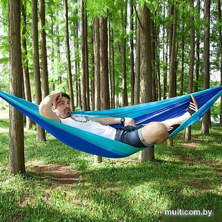 Туристический гамак Sundays OG1320DA (темно-синий/голубой)
