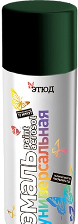 Краска Этюд Универсальная 520 мл (RAL 6006, хаки-олива)