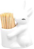 Подставка для зубочисток Elan Gallery Кролик-зайчик с зубочистками 950205