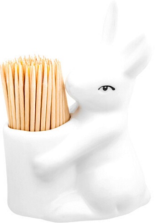 Подставка для зубочисток Elan Gallery Кролик-зайчик с зубочистками 950205