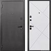 Металлическая дверь Guard 7см Серебро/белый матовый (96x205, левая)